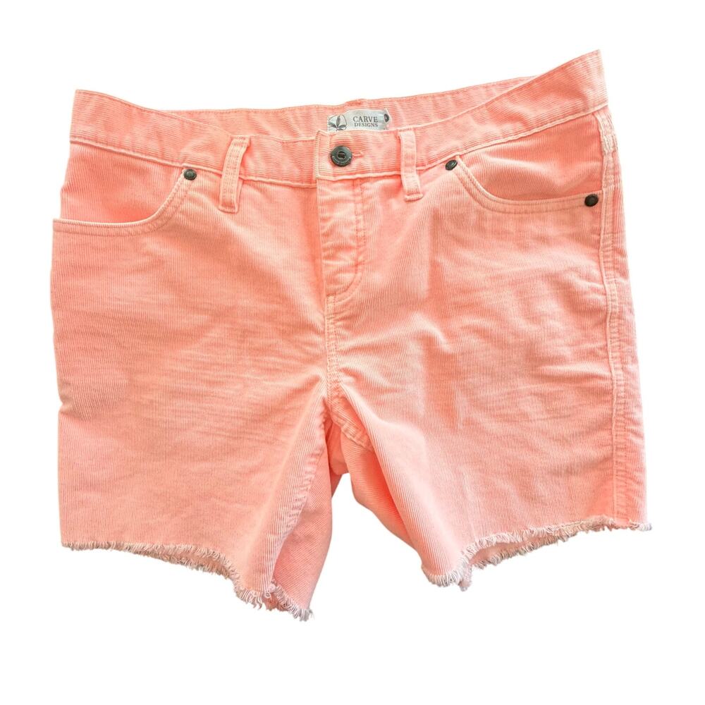 Carve Design Oahu 6’’ Short coral pink 4 Corduroy Mid Rise Stretch Cotton